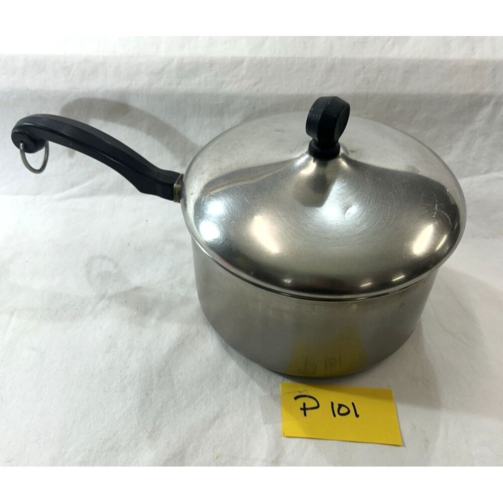 Farberware 2 Qt Saucepan Aluminum Clad Stainless Steel Lid Insulated Handle